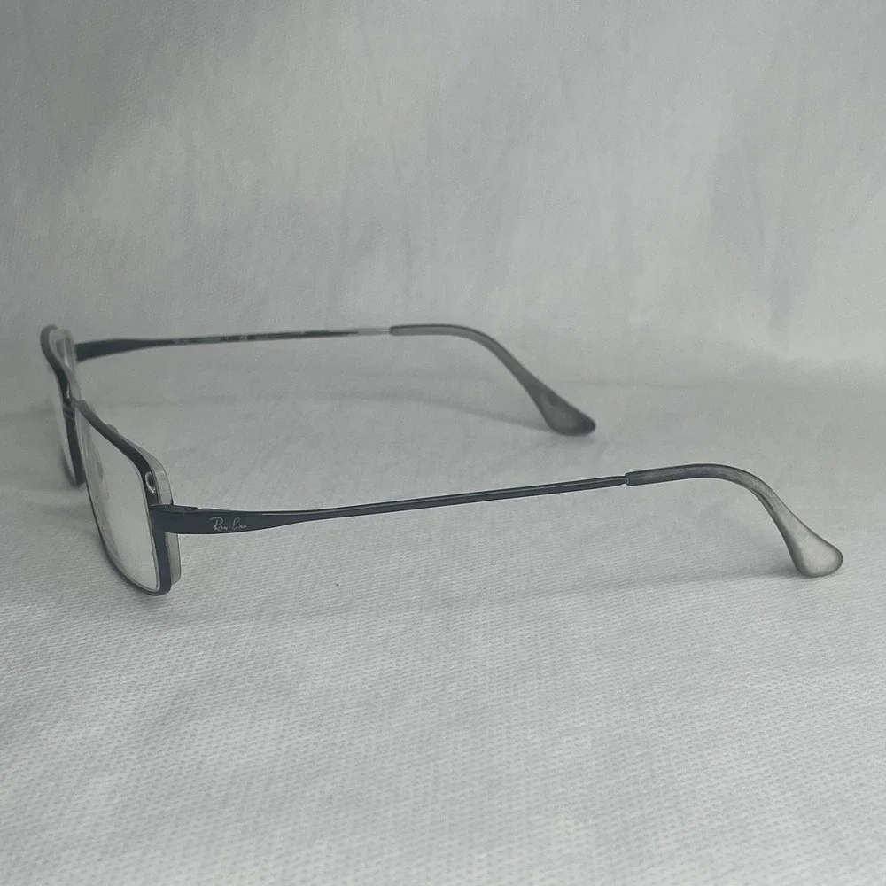 Ray Ban Titanium Rectangle Metal Wrap Eyeglasses Frame ONLY RB-8610 52[]18-140